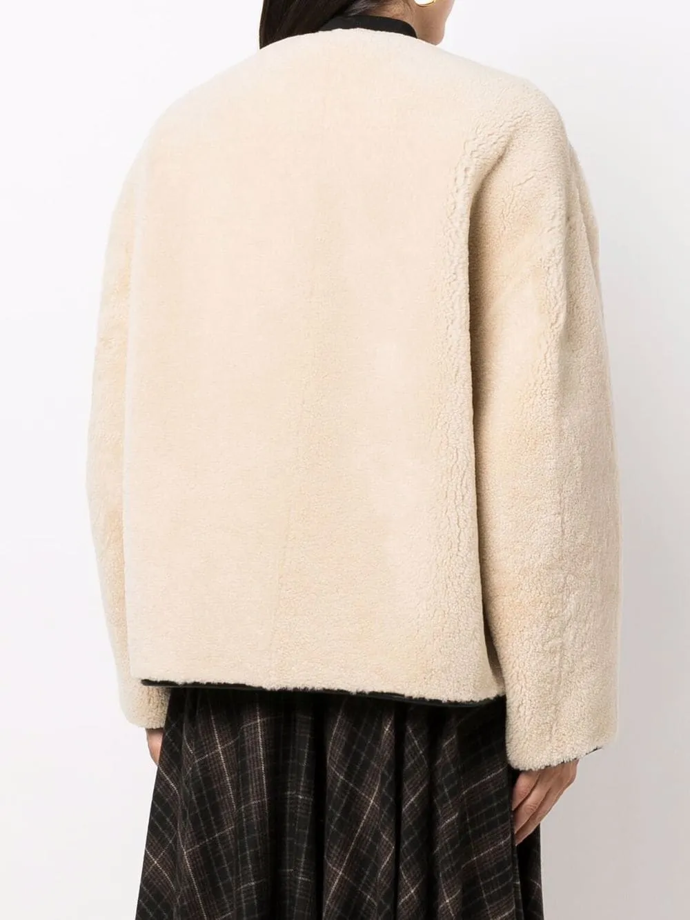 TOTEME - Women Teddy Shearling Clasp Jacket