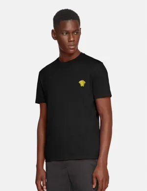 Versace Small Logo Medusa Embroidered T-Shirt