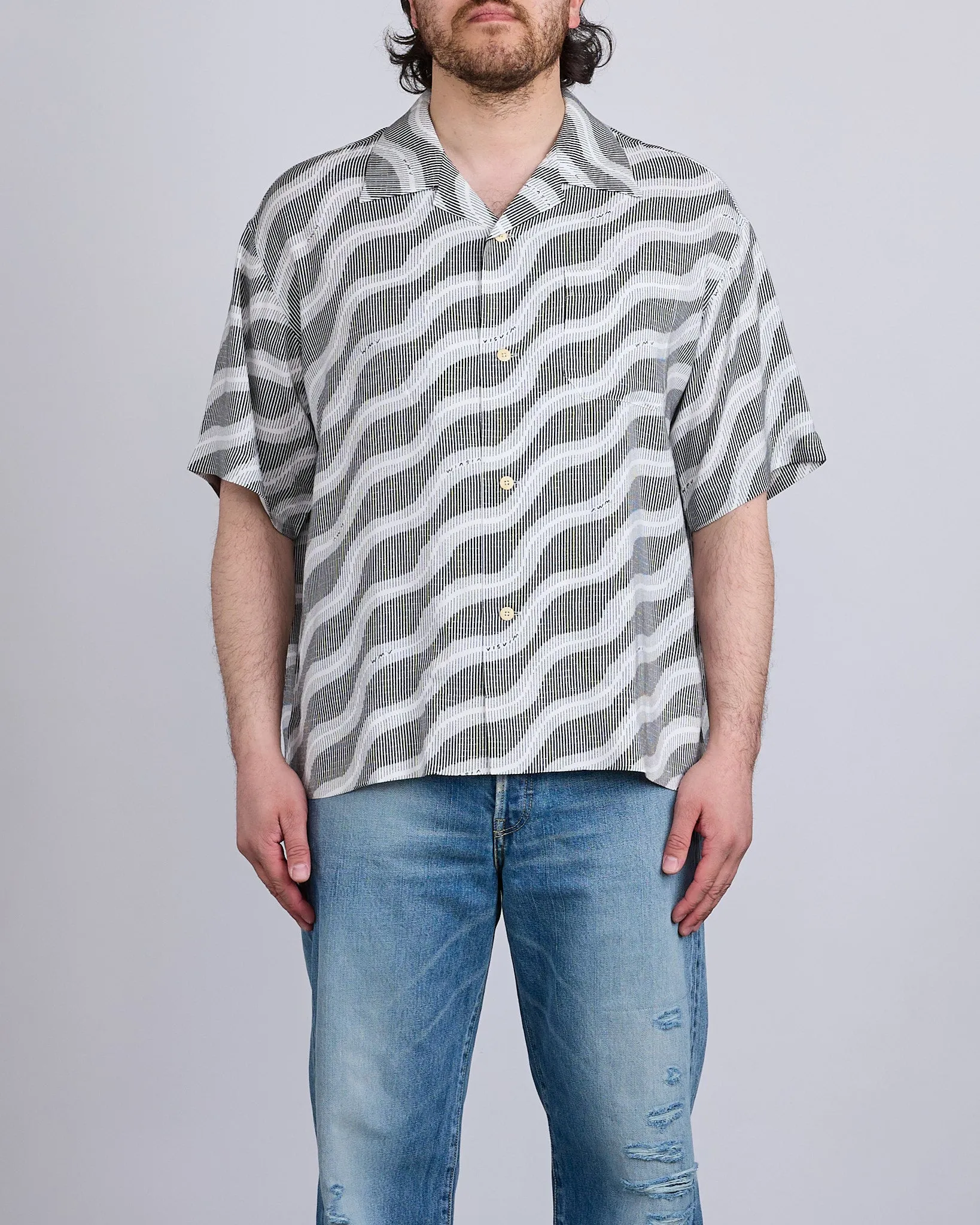visvim Copa Button Shirt Short Sleeve Black