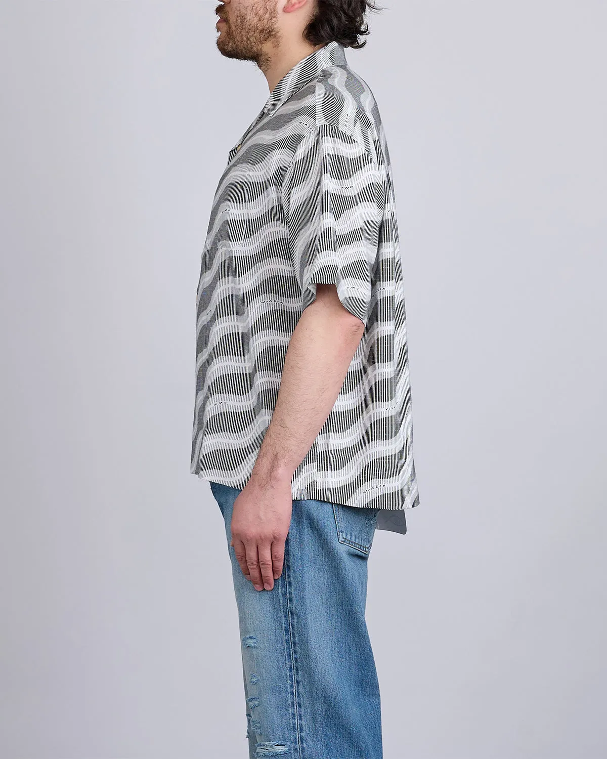 visvim Copa Button Shirt Short Sleeve Black