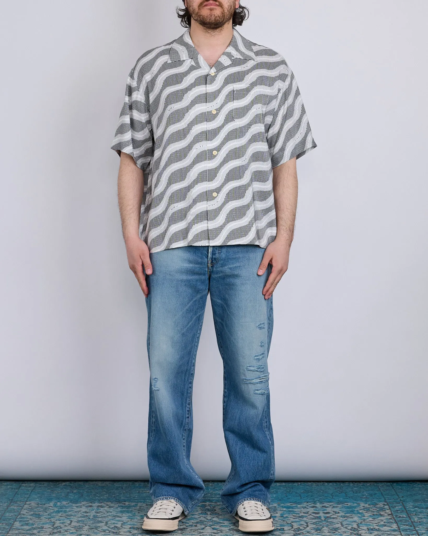 visvim Copa Button Shirt Short Sleeve Black