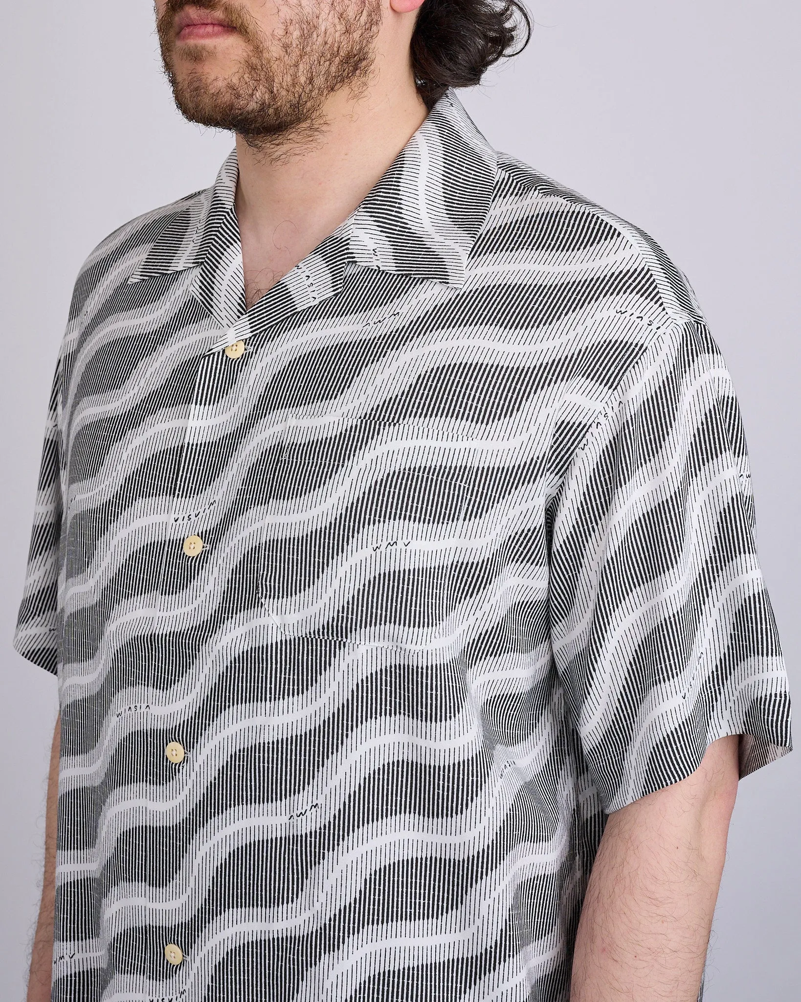 visvim Copa Button Shirt Short Sleeve Black