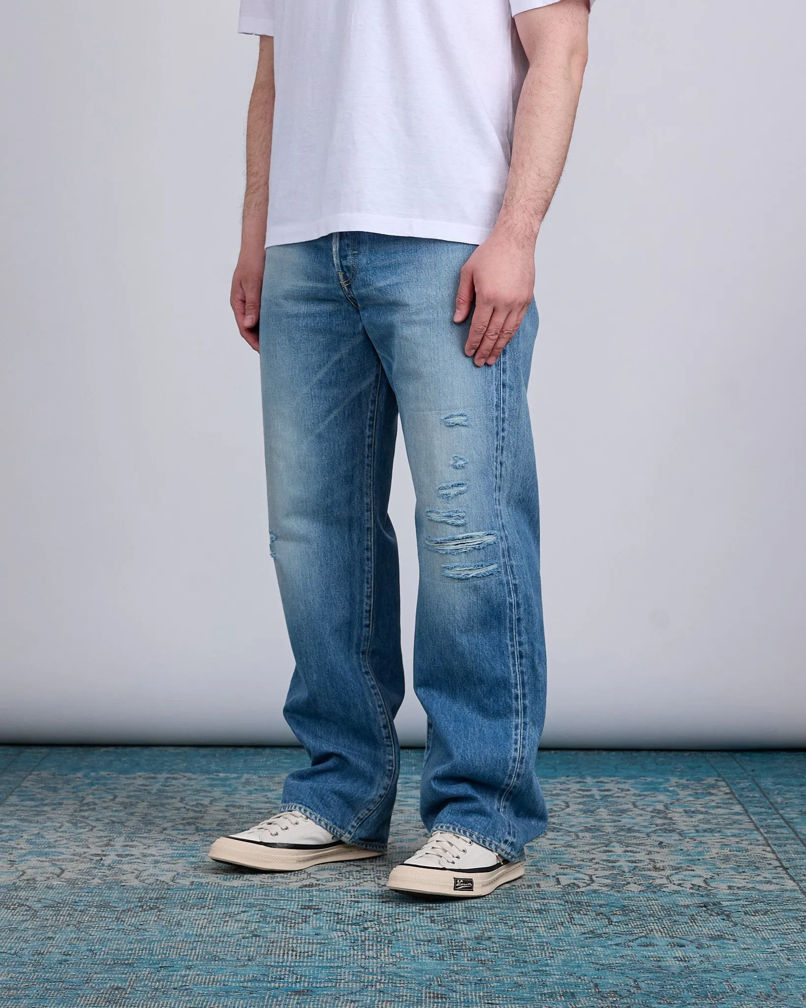 visvim Social Sculpture 01 Wide Jean Damaged 43
