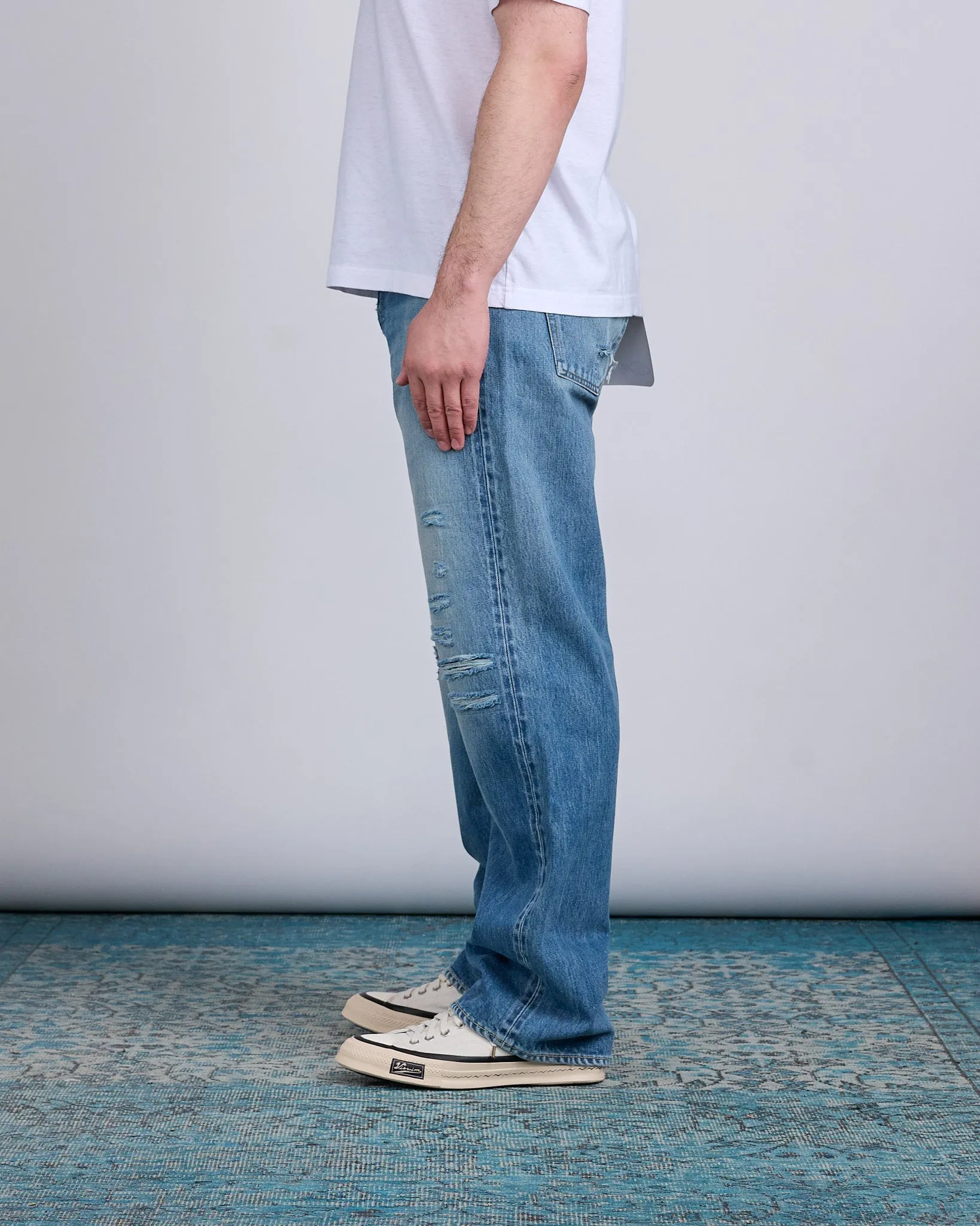 visvim Social Sculpture 01 Wide Jean Damaged 43