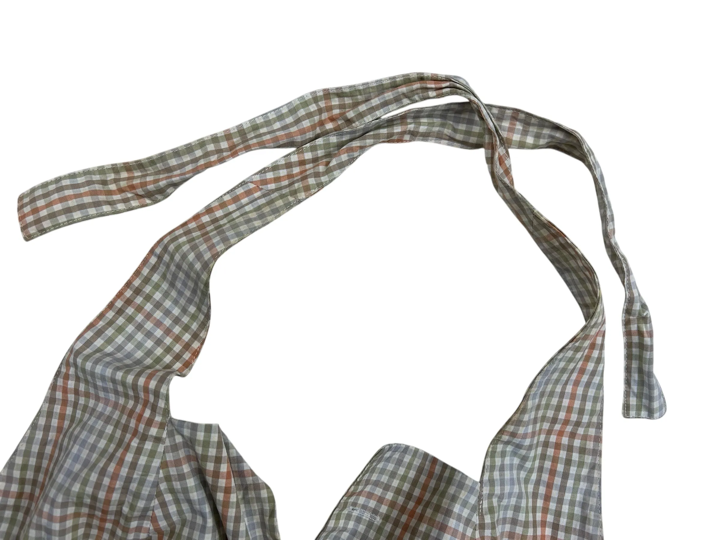 Vivienne Westwood S/S 1999 Red Label halter neck check top
