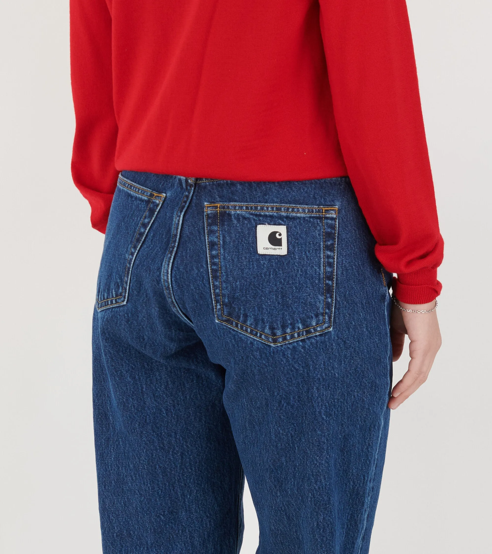 W Noxon Pant Blue Stone Washed