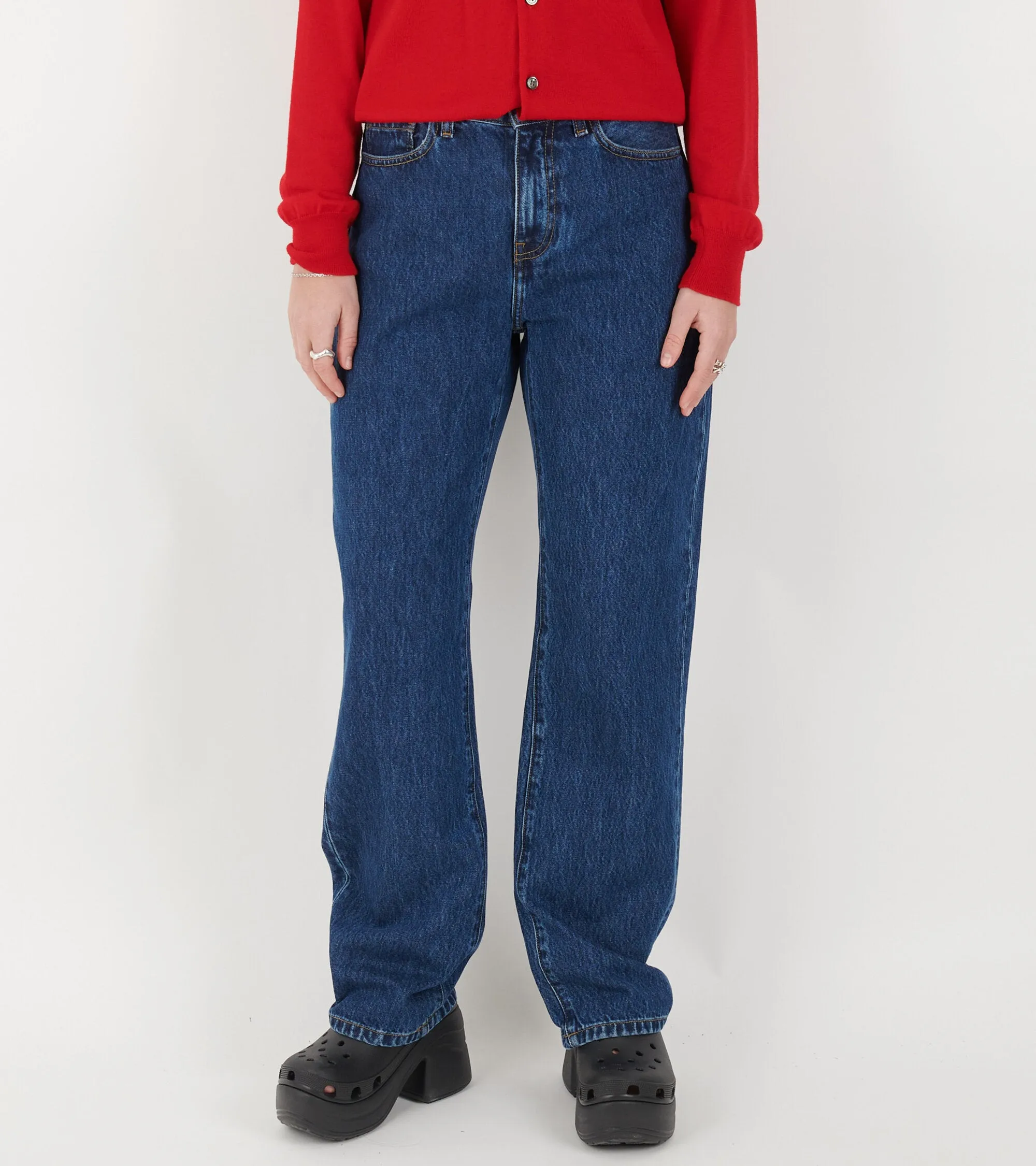 W Noxon Pant Blue Stone Washed