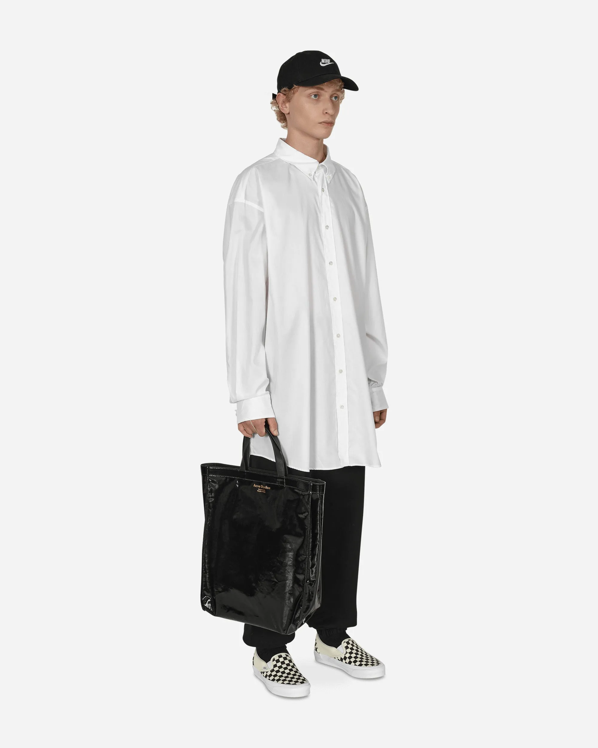 Wave Outline Diag Slim Sweatpants Black