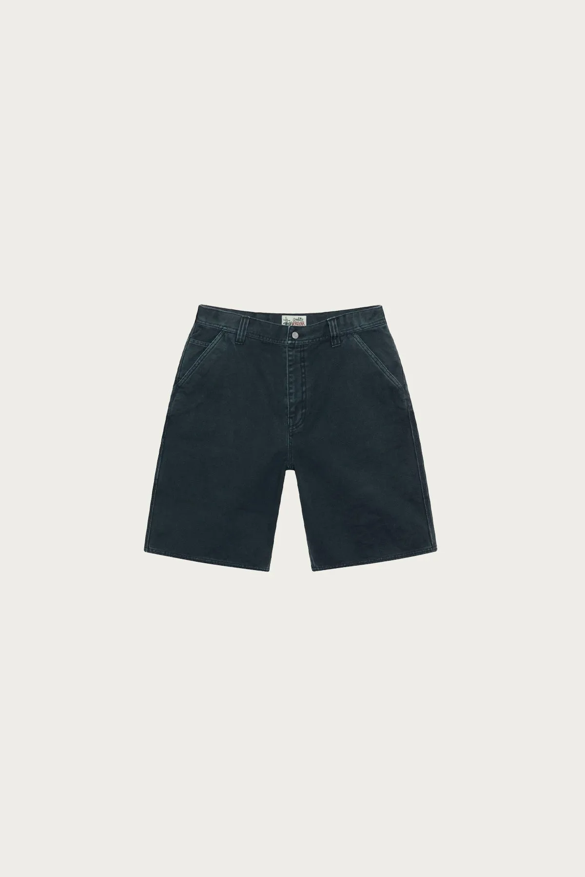 Work Short Washed Canvas - Black