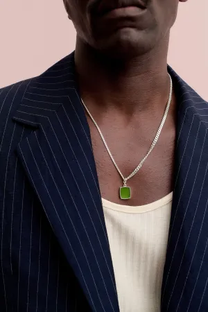 YIN YANG NECKLACE WITH STONE
