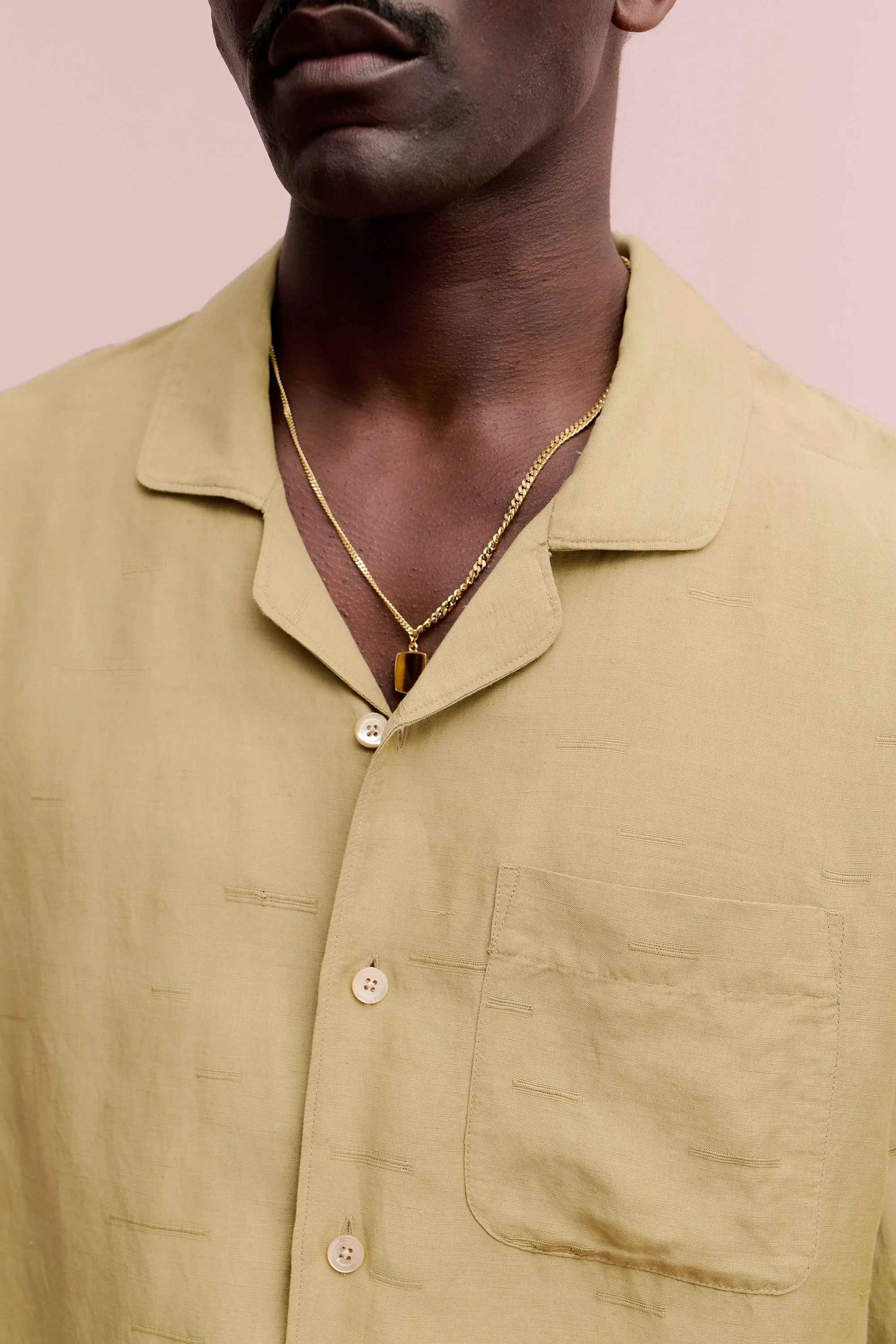 YIN YANG NECKLACE WITH STONE