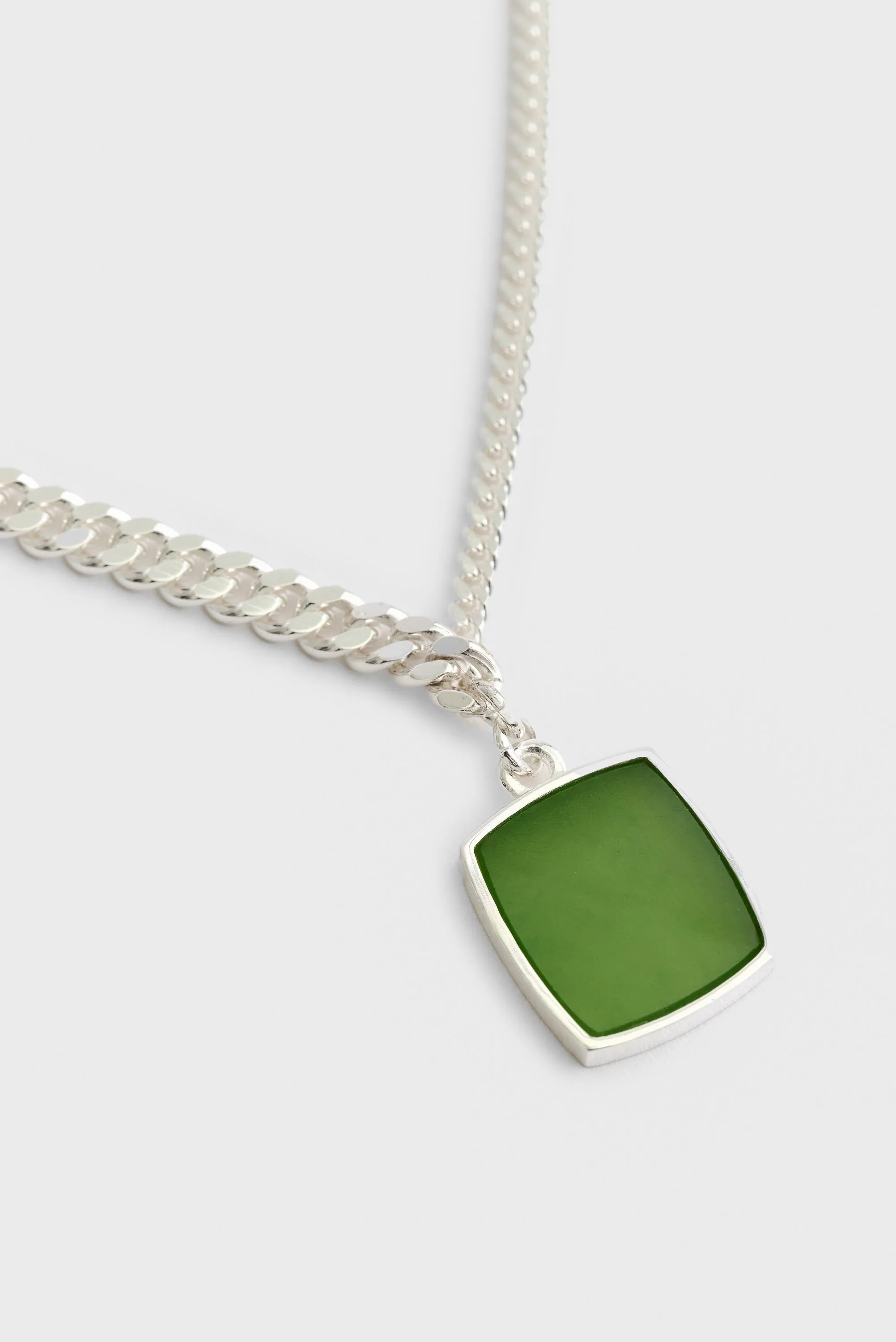 YIN YANG NECKLACE WITH STONE