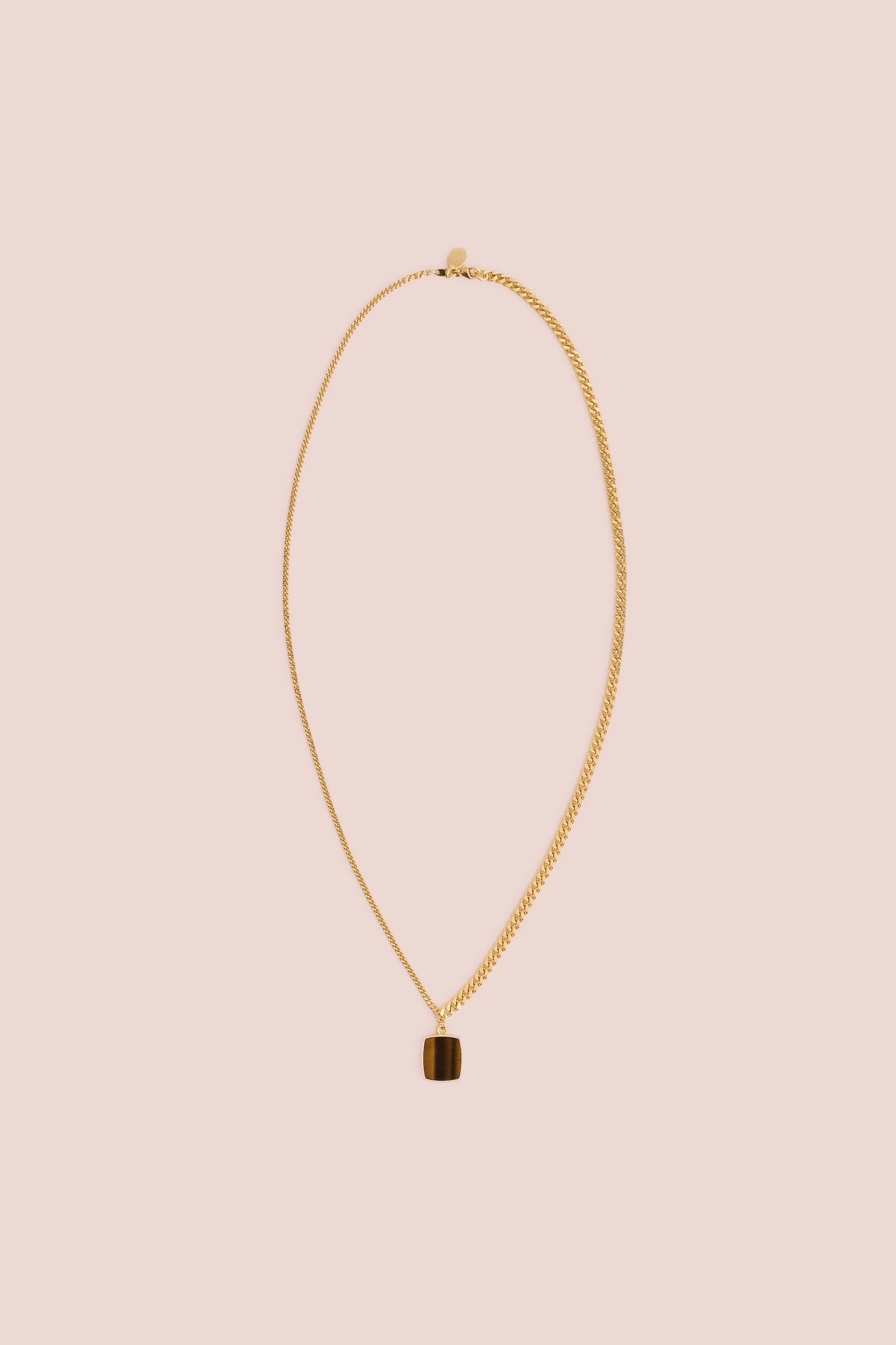 YIN YANG NECKLACE WITH STONE